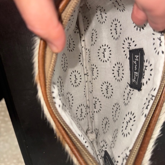 Myra Bag Cowhide & Leather Wristlet - Picture 5 of 5